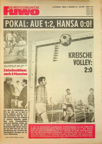Fuwo Fussballwoche 50/1970