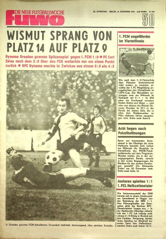 Fuwo Fussballwoche 50/1976