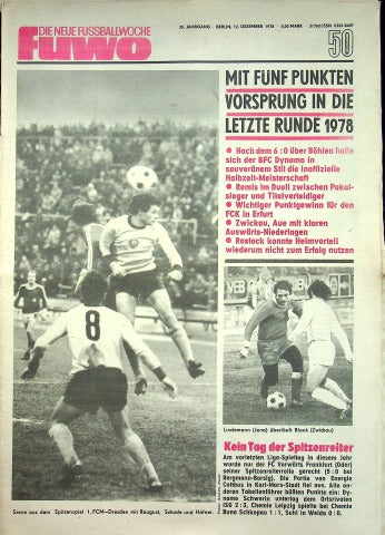 Fuwo Fussballwoche 50/1978