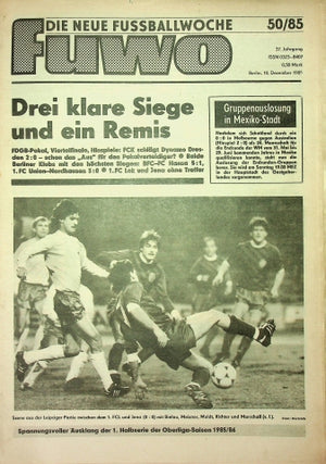 Fuwo Fussballwoche 50/1985
