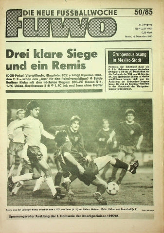 Fuwo Fussballwoche 50/1985