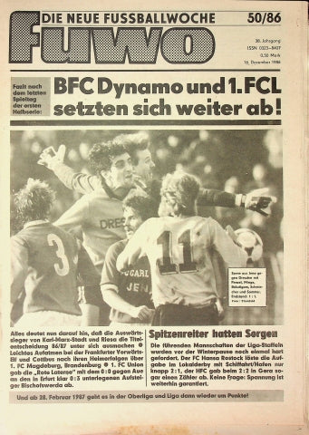 Fuwo Fussballwoche 50/1986