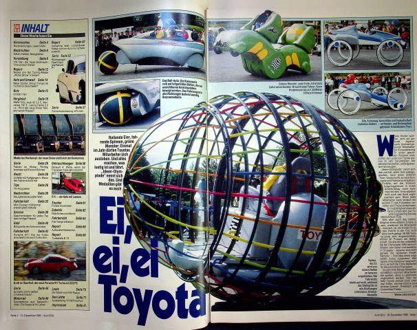 Inhaltsverzeichnis Auto Bild 50/1990