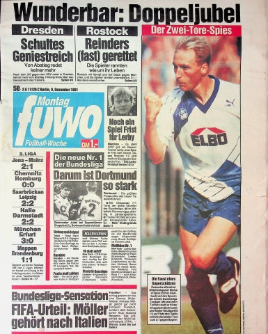 Fuwo Fussballwoche 50/1991