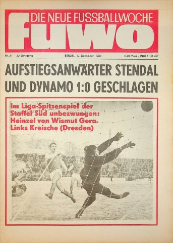 Fuwo Fussballwoche 51/1968