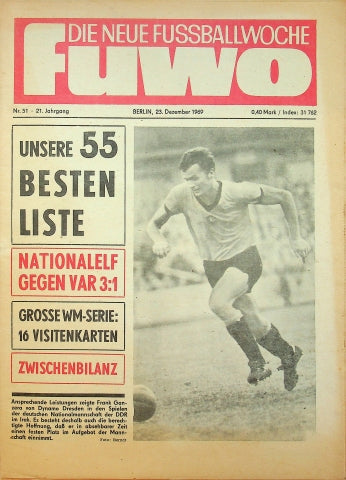 Fuwo Fussballwoche 51/1969