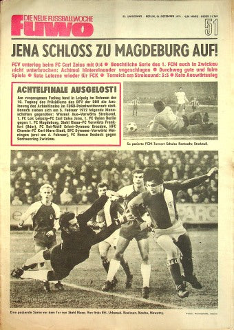 Fuwo Fussballwoche 51/1971