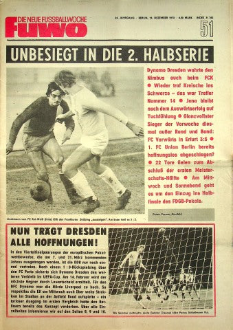 Fuwo Fussballwoche 51/1972