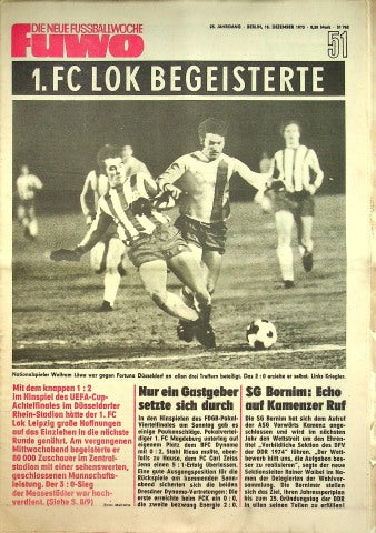 Fuwo Fussballwoche 51/1973