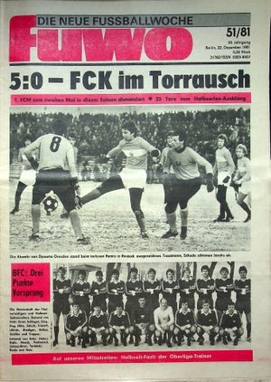 Fuwo Fussballwoche 51/1981