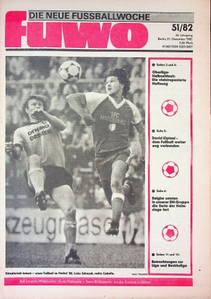 Fuwo Fussballwoche 51/1982