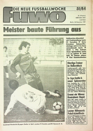 Fuwo Fussballwoche 51/1984