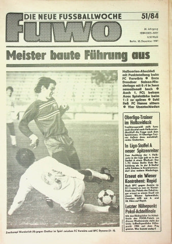 Fuwo Fussballwoche 51/1984