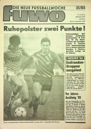 Fuwo Fussballwoche 51/1985