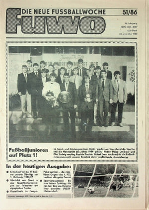 Fuwo Fussballwoche 51/1986