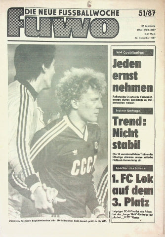 Fuwo Fussballwoche 51/1987