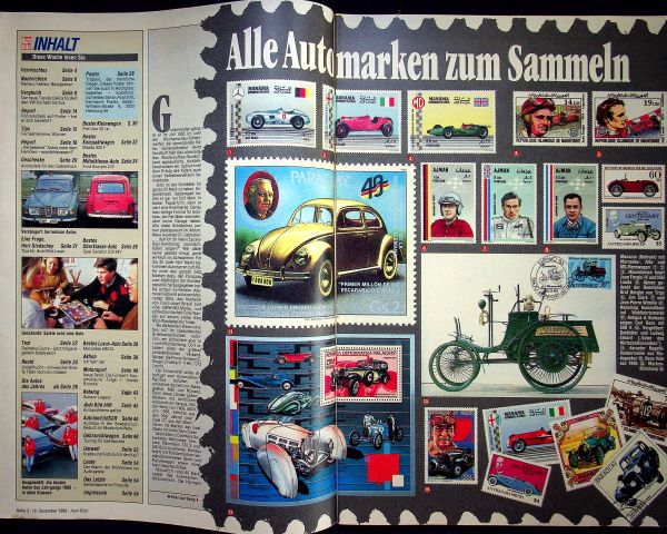 Inhaltsverzeichnis Auto Bild 51/1989