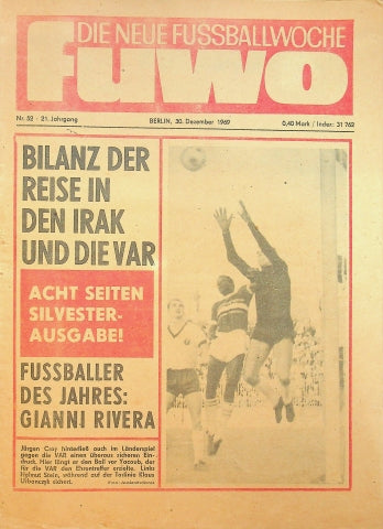 Fuwo Fussballwoche 52/1969