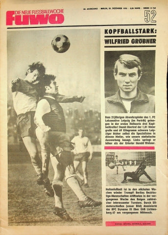 Fuwo Fussballwoche 52/1970