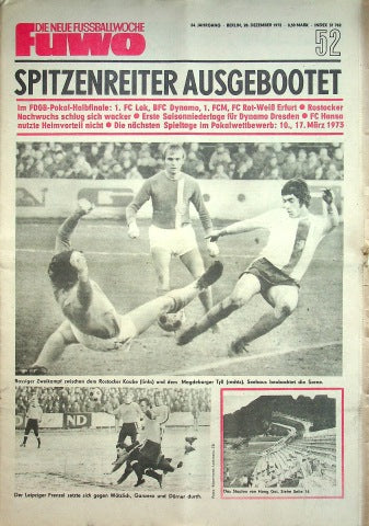 Fuwo Fussballwoche 52/1972
