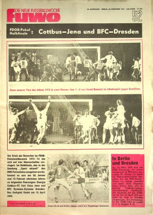 Fuwo Fussballwoche 52/1973