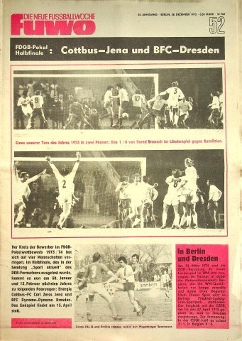 Fuwo Fussballwoche 52/1973