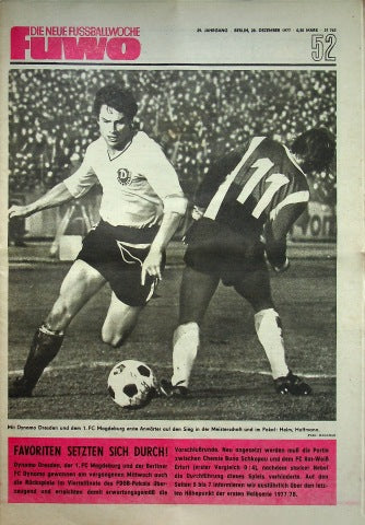 Fuwo Fussballwoche 52/1977