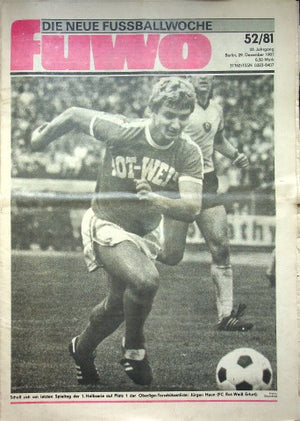 Fuwo Fussballwoche 52/1981