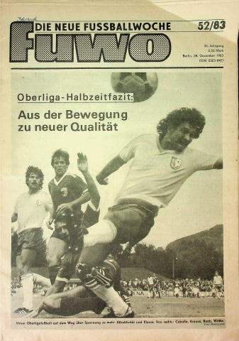 Fuwo Fussballwoche 52/1983