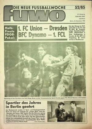 Fuwo Fussballwoche 52/1985