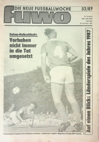 Fuwo Fussballwoche 52/1987