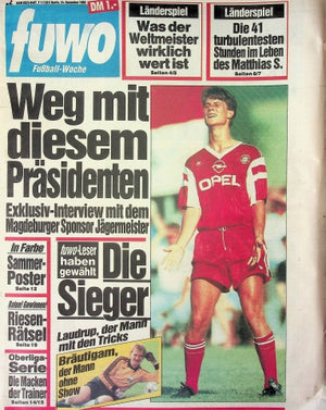 Fuwo Fussballwoche 52/1990