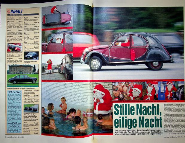 Inhaltsverzeichnis Auto Bild 52/1990