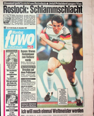 Fuwo Fussballwoche 52/1991
