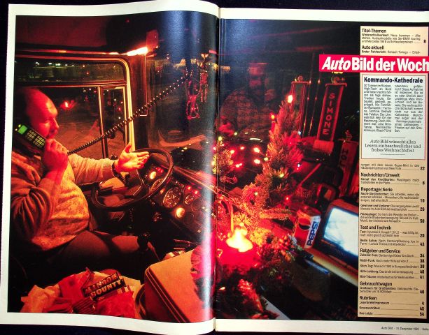 Inhaltsverzeichnis Auto Bild 52/1992