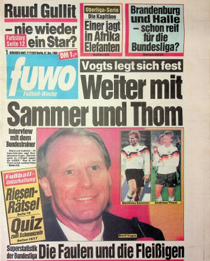 Fuwo Fussballwoche 53/1990