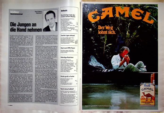Inhaltsverzeichnis Kicker 68/1980