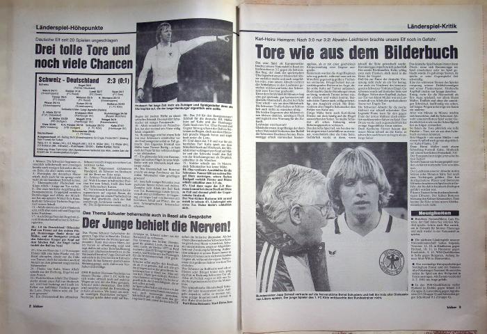 Inhaltsverzeichnis Kicker 73/1980