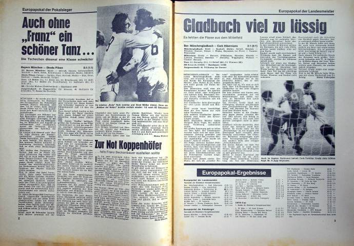Inhaltsverzeichnis Kicker 79/1971