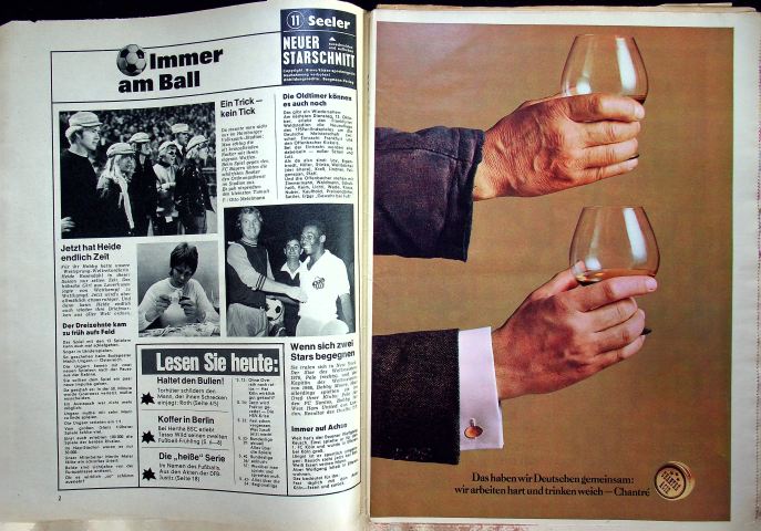 Inhaltsverzeichnis Kicker 80/1970