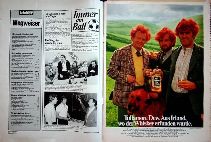 Inhaltsverzeichnis Kicker 80/1977