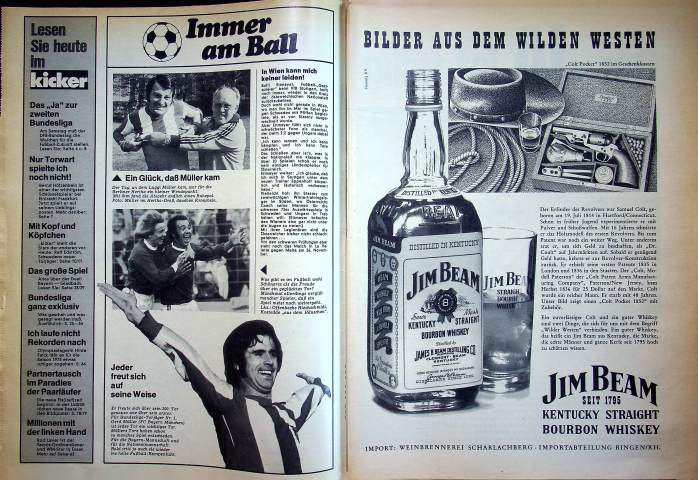 Inhaltsverzeichnis Kicker 86/1972