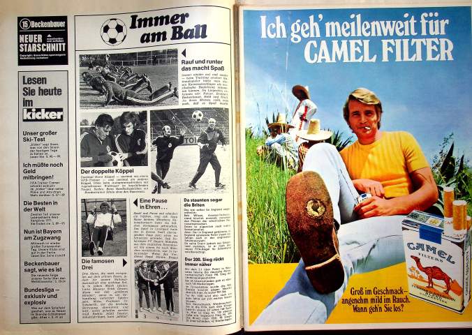 Inhaltsverzeichnis Kicker 88/1971