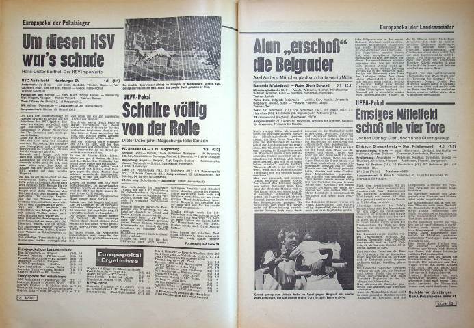 Inhaltsverzeichnis Kicker 89/1977