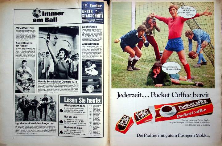 Inhaltsverzeichnis Kicker 90/1970