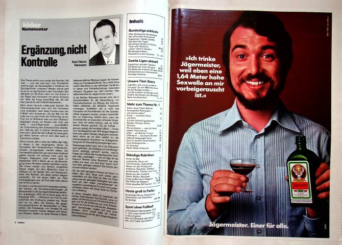 Inhaltsverzeichnis Kicker 90/1979