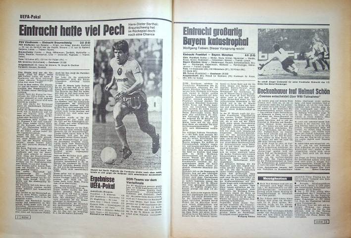 Inhaltsverzeichnis Kicker 95/1977